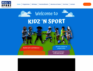 kidznsport.com.au screenshot