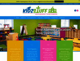kidzstuffchildcare.org screenshot