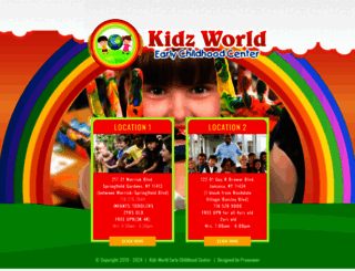 kidzworldearlychildhoodcenter.com screenshot