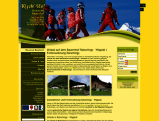 kiechlhof.com screenshot