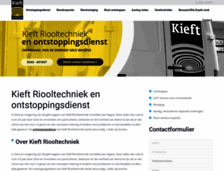 kieft-riooltechniek.nl screenshot