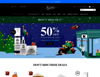 kiehls.com.br screenshot