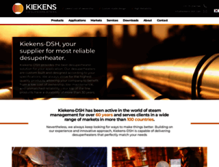 kiekens-desuperheaters.com screenshot