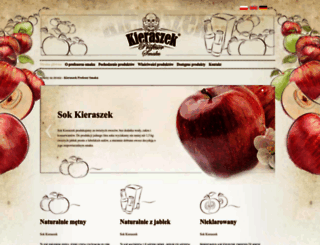 kieraszek.com screenshot