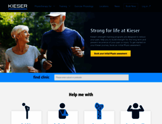 kieser.com.au screenshot