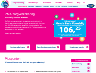 kieszorgverzekering.nl screenshot