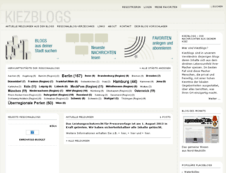 kiezblogs.de screenshot