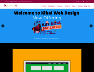 kiheiwebdesign.com screenshot