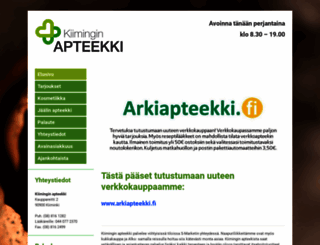 kiiminginapteekki.fi screenshot