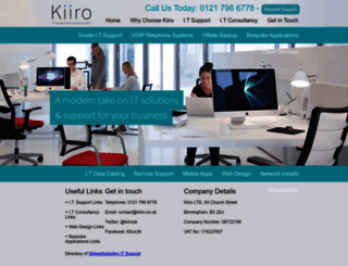 kiiro.co.uk screenshot