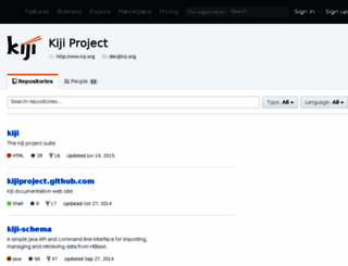 kiji.org screenshot