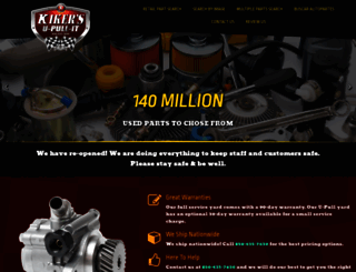 kikersautoparts.com screenshot
