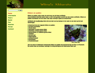 kikkersite.nl screenshot