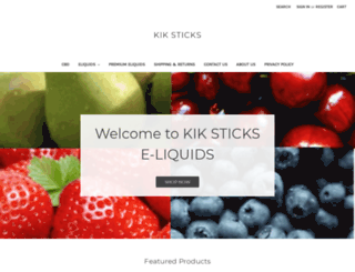 kiksticks.com screenshot