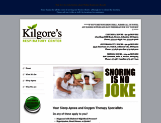 kilgoresrespiratory.com screenshot