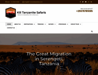 kili-tanzanitesafaris.com screenshot