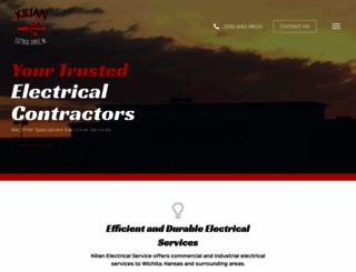 kilianelectric.com screenshot