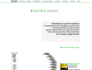 kilicandpartners.com screenshot