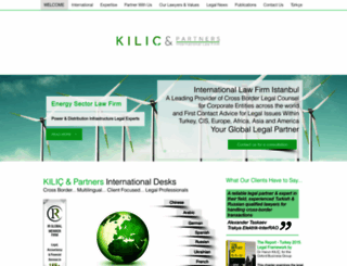 kilicandpartners.com screenshot