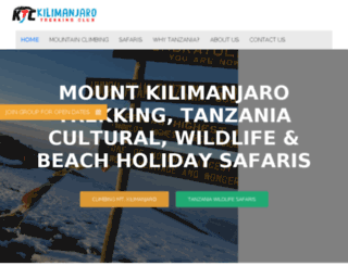 kilimanjaroclub.com screenshot