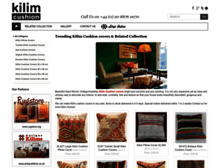 kilimcushion.com screenshot