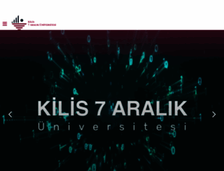 kilis.edu.tr screenshot