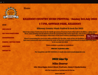 kilkennycountrymusicfestival.ie screenshot