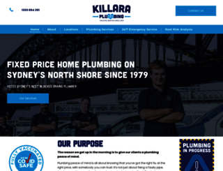 killaraplumbing.com.au screenshot