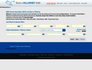 killarney-bnb.com screenshot