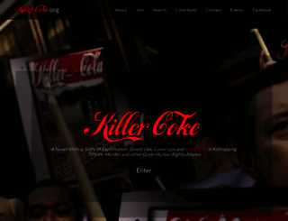 killercoke.org screenshot