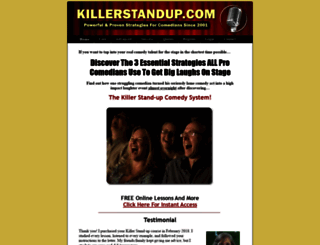 killerstandup.com screenshot