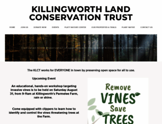 killingworthlandconservationtrust.org screenshot