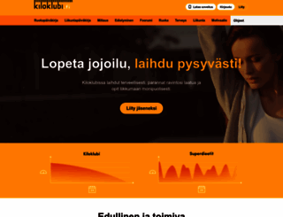 kiloklubi.fi screenshot