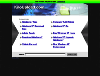 kiloupload.com screenshot
