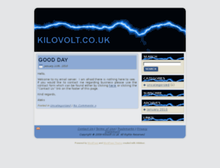 kilovolt.co.uk screenshot