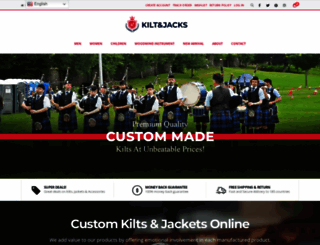 kiltandjacks.com screenshot