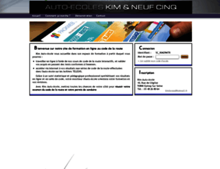 kim-autoecole-arnouvillelesgonesse.packweb2.com screenshot