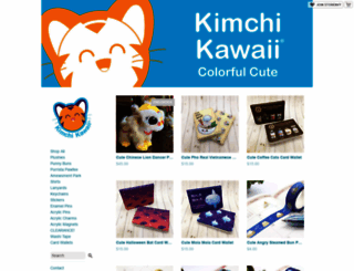 kimchikawaii.storenvy.com screenshot