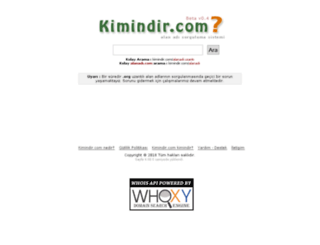 kimindir.com screenshot