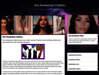 kimkardashianclothes.com screenshot