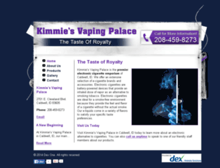kimmiesvapingpalace.com screenshot