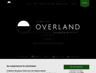 kimptonoverlandhotel.com screenshot