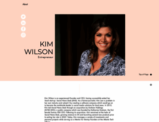 kimwilson.com screenshot