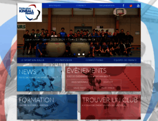 kin-ball.fr screenshot