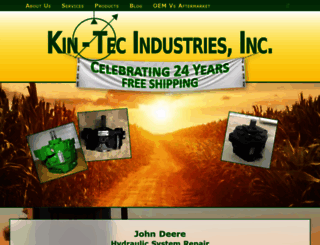 kin-tecindustries.com screenshot