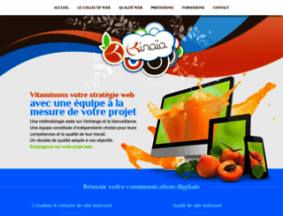 kinaia.fr screenshot