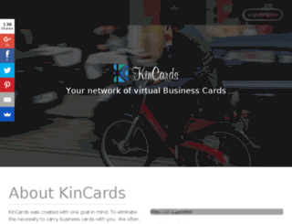 kincards.com screenshot