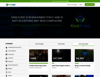 kind.fund screenshot