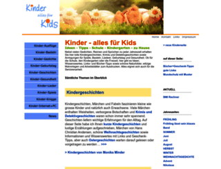 kinder-alles-fuer-kids.com screenshot