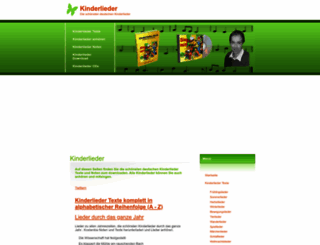kinder-lieder.com screenshot